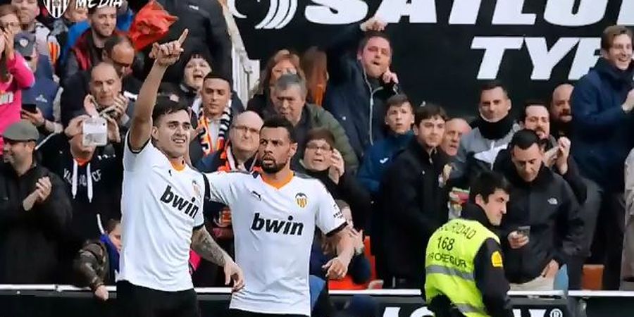 Hasil Liga Spanyol - Aksi Maxi Gomez Bikin Barcelona Bertekuk Lutut di Markas Valencia