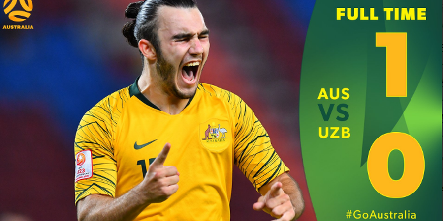 Hasil Piala Asia U-23, Australia Peringkat 3, Lolos ke Olimpiade