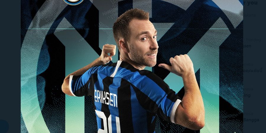 Resmi ke Inter Milan, Christian Eriksen Pilih Nomor Bek dan Kobe Bryant