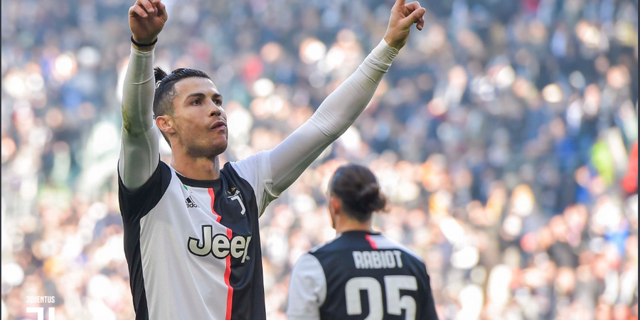 Hasil Babak I - Gol Ronaldo Bawa Juventus Unggul Saat Turun Minum