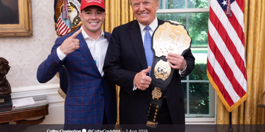 Mengaku Petarung Favorit Donald Trump, Covington Tuntut Rematch Kontra Kamaru Usman