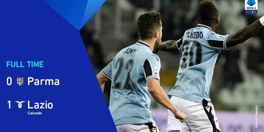 Hasil Liga Italia - Lazio Salip Inter Milan Setelah Menang Tipis atas Parma