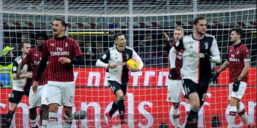 AC Milan Vs Juventus, Angka Serba-35 untuk Cristiano Ronaldo