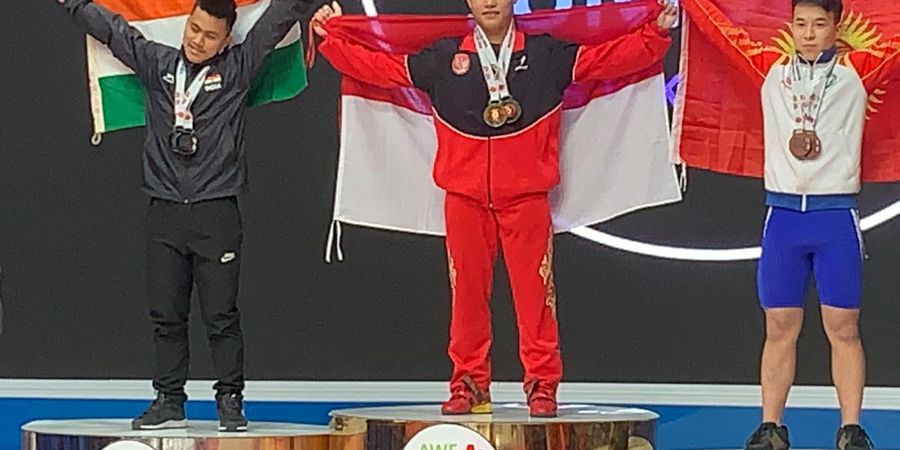 Lifter Putra Junior Indonesia Raih 3 Emas dan Pecahkan 2 Rekor Dunia