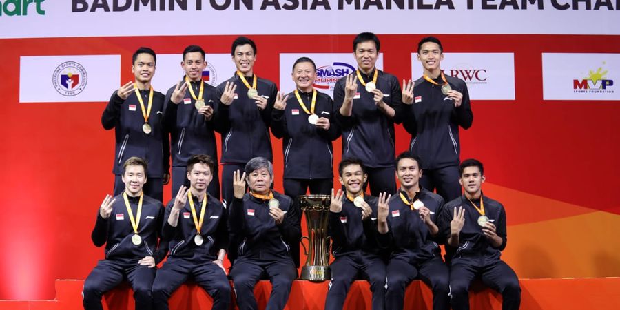 Satu Fakta Keren Usai Tim Putra Indonesia Menang di Kejuaraan Beregu Asia 2020