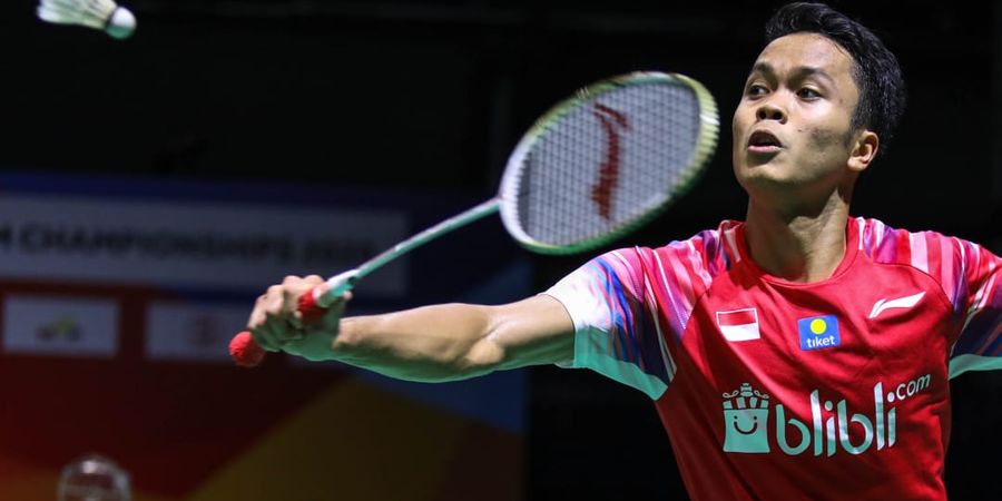Hasil Final Kejuaraan Beregu Asia 2020 - Anthony Ginting Bawa Indonesia Unggul