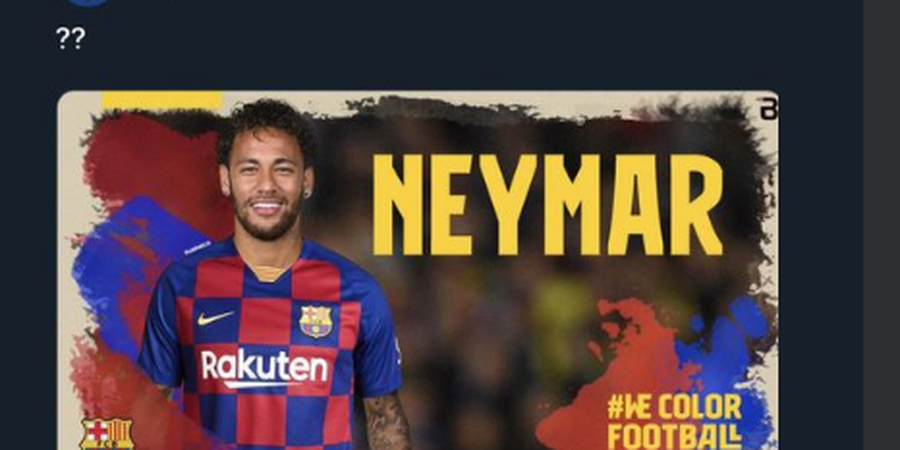 Twitter Barcelona Dibobol, Peretas Bocorkan Rahasia Perekrutan Neymar