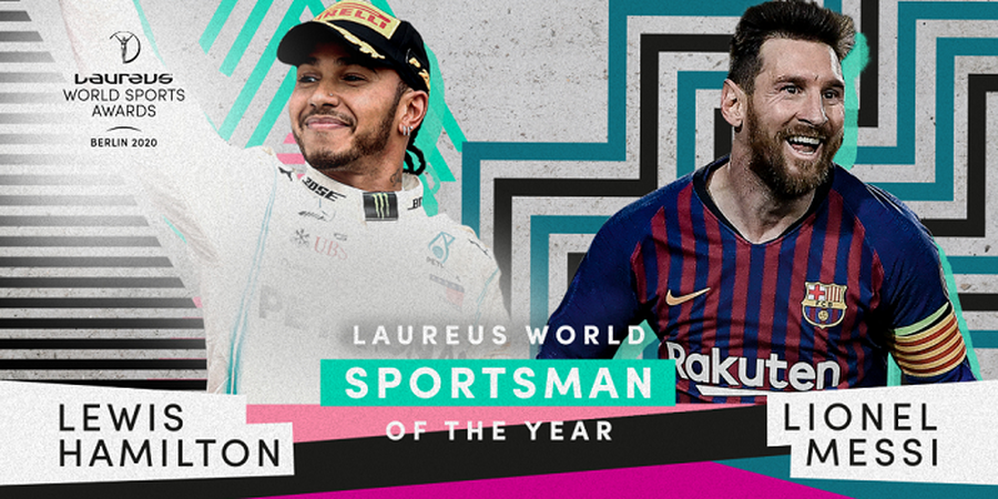 Sejarah Baru Tercipta, Lewis Hamilton dan Lionel Messi Terima Penghargaan yang Sama