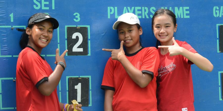 Tim Tenis Junior Putri Indonesia Kembali Petik Hasil Positif