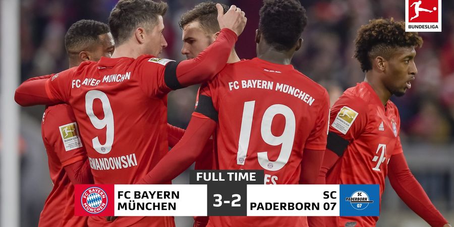 Hasil Bundesliga - Bayern Muenchen Hampir Dipermalukan Tim Juru Kunci Klasemen
