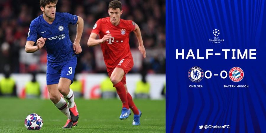 Hasil Babak I - Dominasi Bayern Muenchen atas Chelsea Masih Belum Membuahkan Hasil