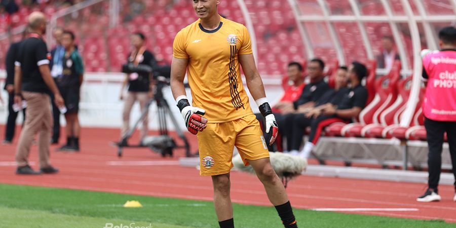 Libur Sepekan, Kiper Persija Ini Inisiatif Tingkatkan Fisik di Rumah