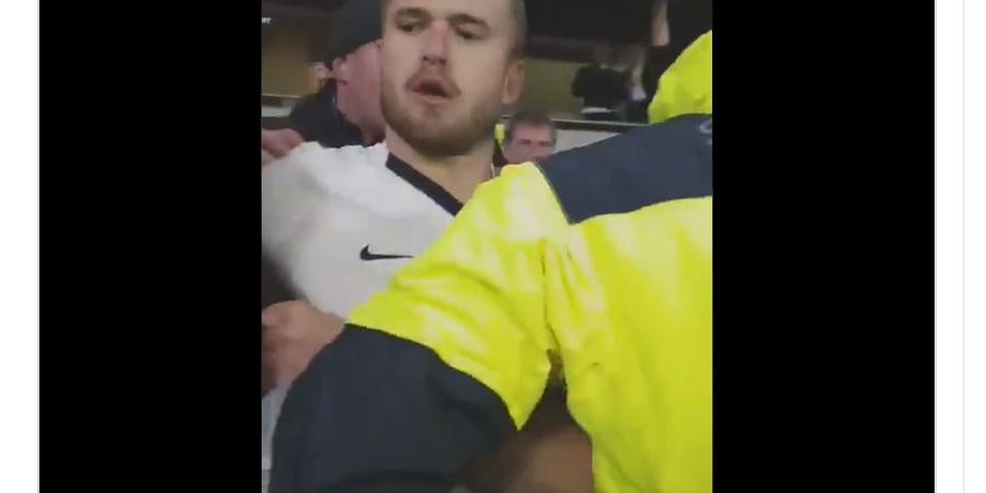 VIDEO - Eric Dier Ribut dengan Suporter Usai Tottenham Tersingkir di Piala FA