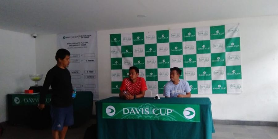 Piala Davis - Nyaris Tersusul, David Agung Akui Sempat Tertekan