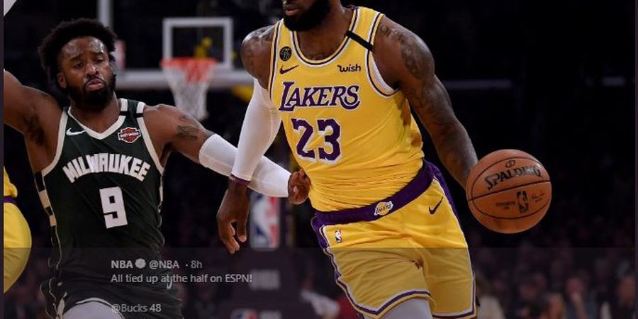 LA Lakers vs Milwaukee Bucks - LeBron James Hancurkan Mental Lawan, Loloskan Tim ke Play-off