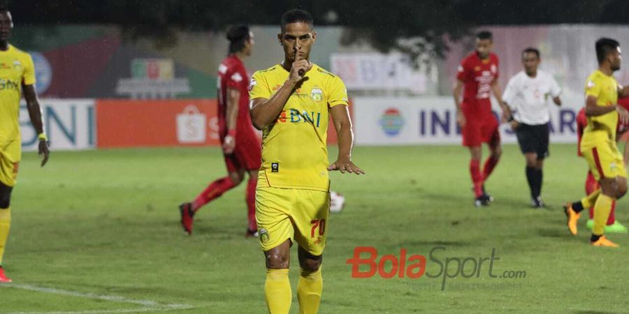 Renan Silva Bawa Bhayangkara FC Ungguli Persija di Babak Pertama