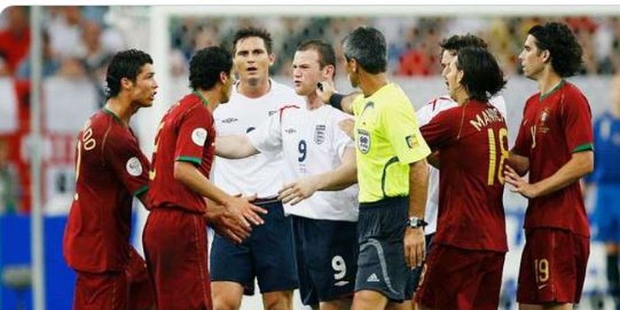 Ronaldo Minta Maaf soal Kedipan Mata Usai Bikin Rooney Kartu Merah