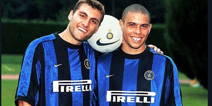 MOMEN JUARA, Hattrick Christian Vieri dalam Debut di Inter Milan