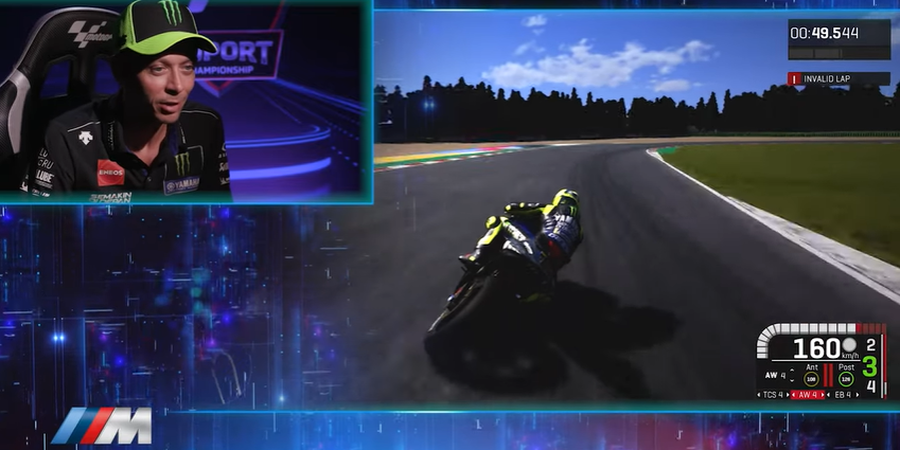 Valentino Rossi Ikut Balapan MotoGP Virtual 2, Ini Video Terakhirnya Saat Main Gim Balap