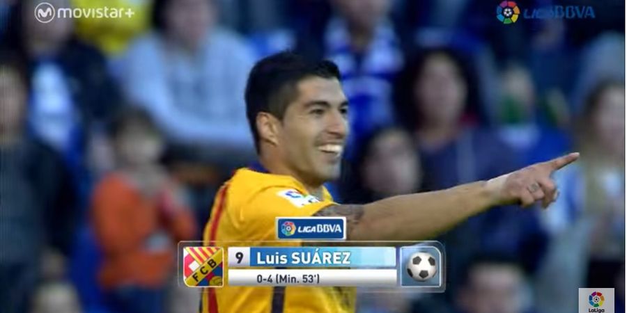 DUEL KLASIK - 20 April 2016, Luis Suarez Terlibat 7 Gol, Barcelona Menang 8-0