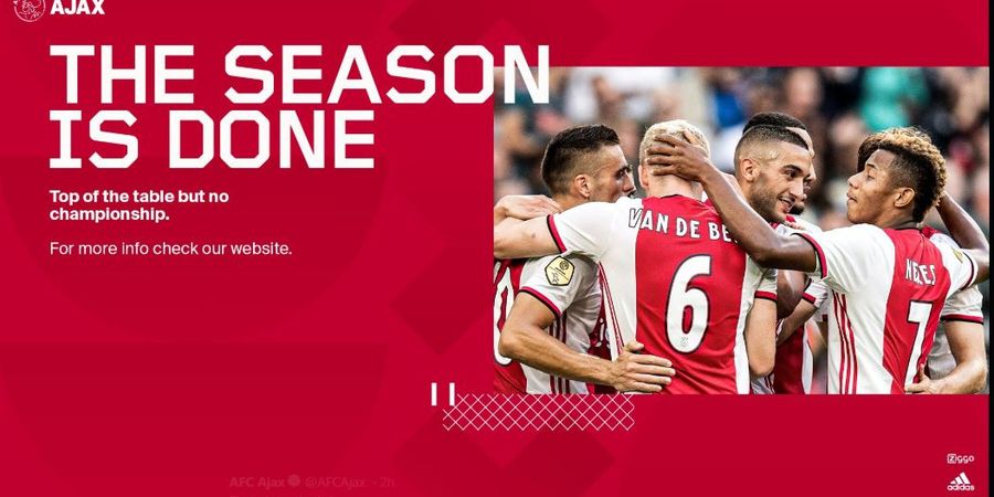 Klasemen Akhir Liga Belanda - Ajax Batal Juara, Mantan Klub Stefano Lilipaly Gagal ke Eropa