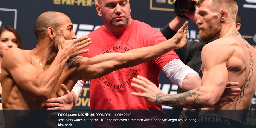 Menang Brutal di UFC 265, Jose Aldo Habisi Conor McGregor meski Lebih Enteng 9 Kg