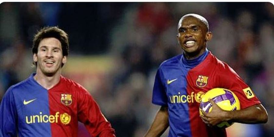 Samuel Eto'o Tersinggung Ketika Diwawancarai Soal Lionel Messi