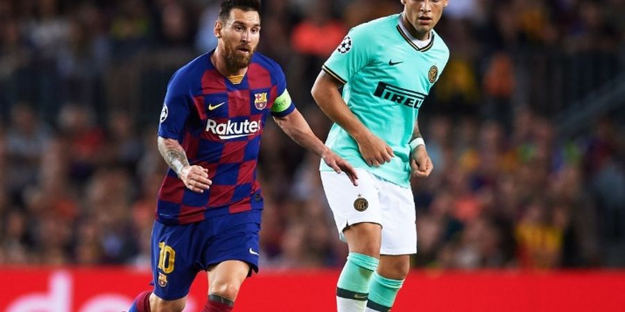 Ingin Gabungkan Lautaro Martinez dan Lionel Messi di Barcelona? Eits Tak Semudah Itu!