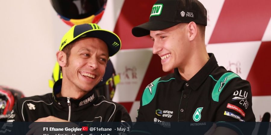 Fabio Quartararo Coba Yakinkan Valentino Rossi Gabung Petronas Yamaha SRT