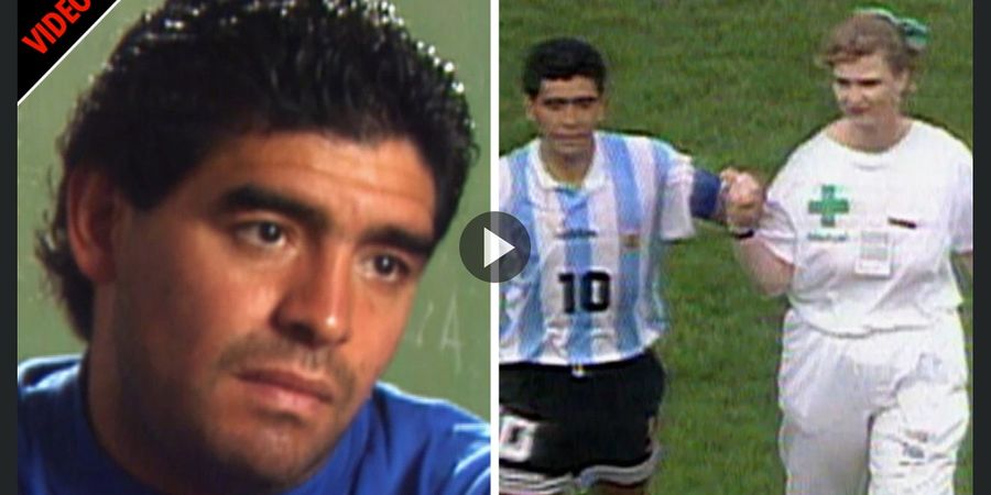 Sejarah Indonesia Vs Argentina, Maradona Senang Bikin 4 Gol dalam 15 Menit