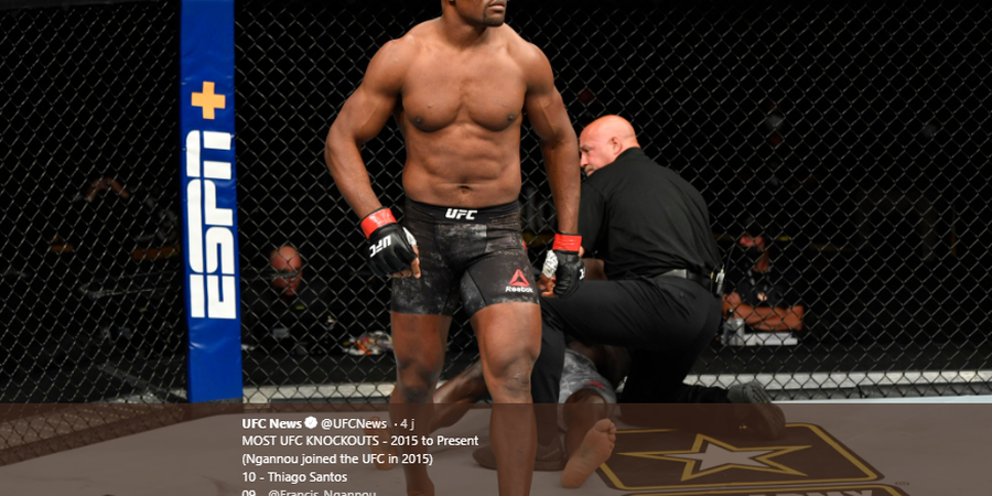 Francis Ngannou Buka Peluang Jadi Juara Kelas Berat UFC Lewat Jalur Akselerasi