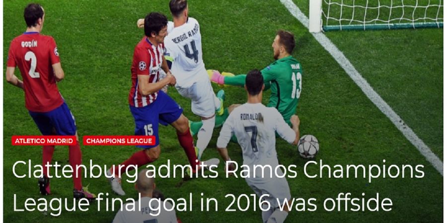 VIDEO - Uniknya Wasit Clattenburg di Final Liga Champions 2016, Akui Gol Real Madrid dan Hadiahi Penalti ke Atletico