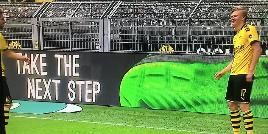 Babak I Dortmund Vs Schalke - Haaland Cetak Gol, Selebrasi Robot Pasca-66 Hari Libur