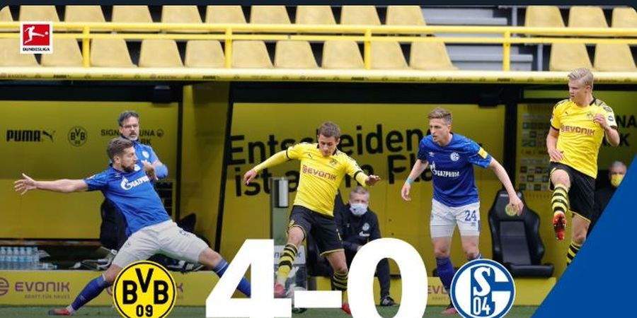 Meski Kalah, Schalke Buat Rekor Setelah Bundesliga Dimulai Lagi