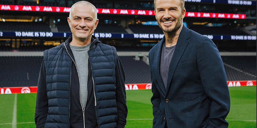 Jadi Pemandu Keliling Stadion, Mourinho Puji David Beckham Beruntung