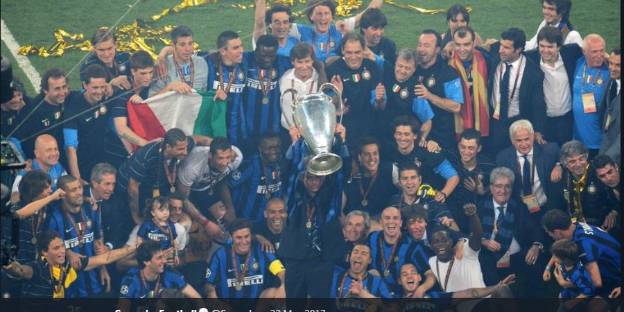 VIDEO - Kompilasi Gol Inter Milan di Liga Champions 2009-2010, Ditutup Tembakan Si Rambo