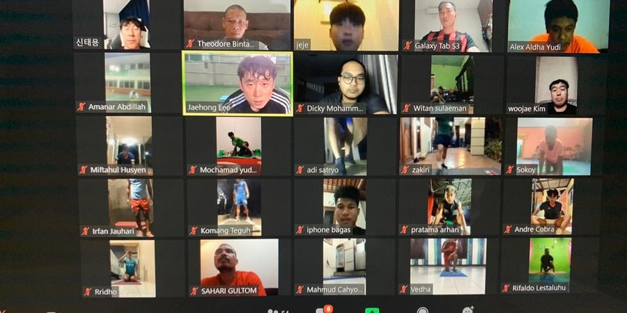Variasi Menu Latihan Virtual Timnas U-19 Indonesia Buat Pemain Enjoy