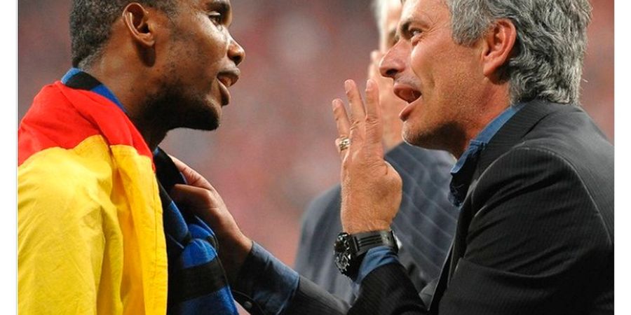 Lewat Pesan Teks dan Nomor 9, Jose Mourinho Yakinkan Samuel Eto'o Gabung Inter Milan