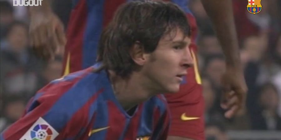 VIDEO - Debut Messi di El Clasico, Usia 18 Tahun Dilanggar Zidane dan Roberto Carlos, Cetak 1 Assist