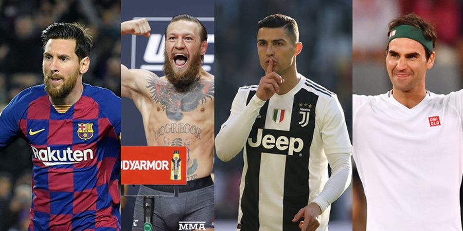 Forbes Rilis 20 Atlet dengan Gaji Tertinggi, Ronaldo dan Messi Kalah Dari Sosok Ini