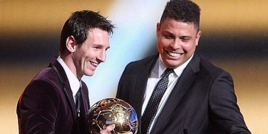 Cuma Lionel Messi yang Bisa Samai, Ronaldo Nazario Bikin Repot Teman Saat Rayakan Gol