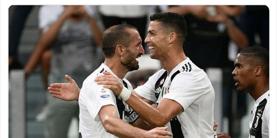 Berkat Cristiano Ronaldo, Chiellini Akui Juventus Bisa Tampil Beda