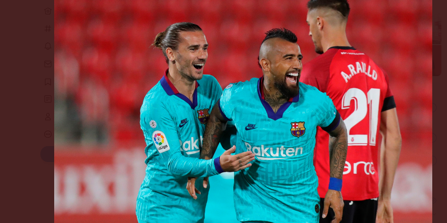 Babak I - Gol Cepat dan Assist Sundulan Messi Bikin Barcelona Ungguli Mallorca