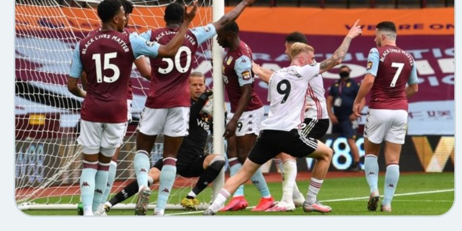 Liga Inggris Dimulai Lagi, Kontroversi Gol Hantu Warnai Laga Pembuka di Kandang Aston Villa