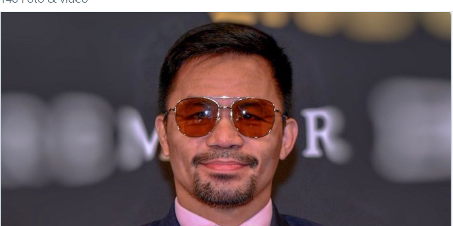 Cari Pembunuh Temannya, Manny Pacquiao Tawarkan Sejumlah Uang