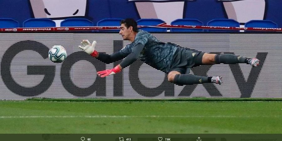 Real Madrid Menang, Zidane Puji Courtois Jadi Tulang Punggung Tim