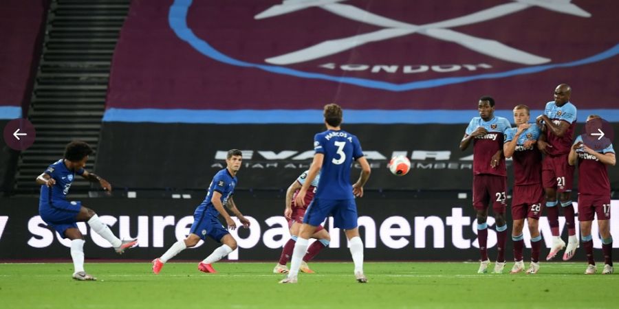 Hasil Liga Inggris - Dua Gol Willian Tak Mampu Selamatkan Chelsea dari Kekalahan