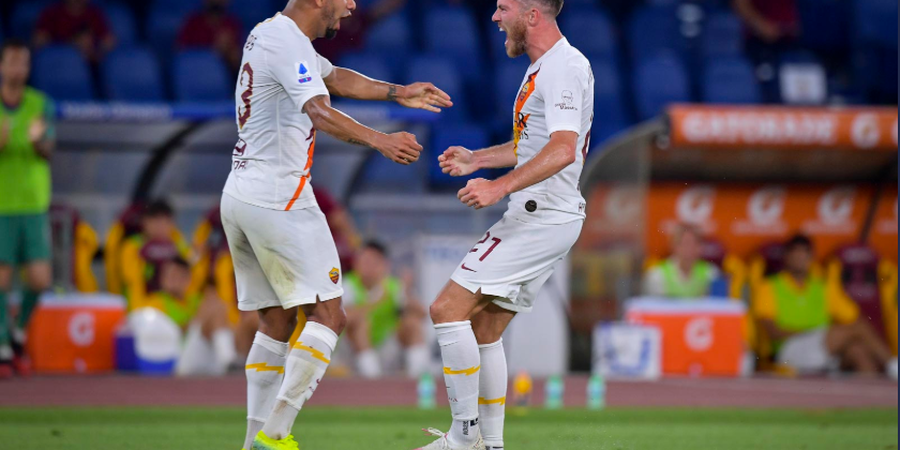 Hasil Liga Italia - Gol Roket Veretout Bantu Roma Menang Atas Parma