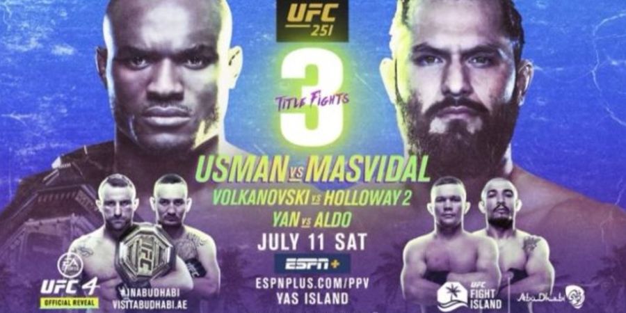 Hasil Lengkap UFC 251 - Harinya Para Juara Bertahan