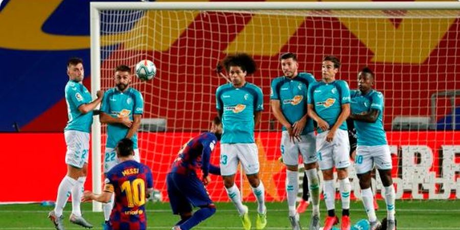 Lionel Messi Raja Freekick Eropa yang Terluka